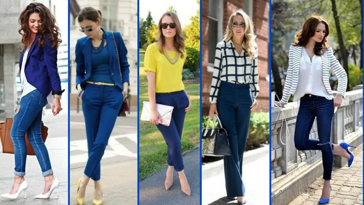 Pantalón azul marino: 70+ ideas para combinarlo con estilo y acierto